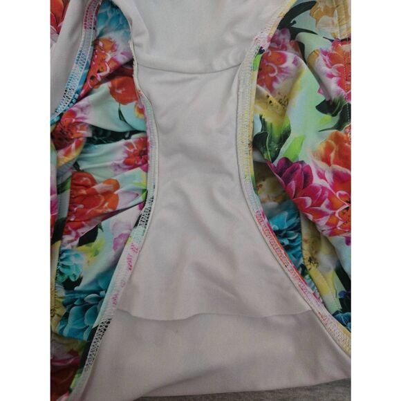 Women's Anthropologie Seafolly One Piece Floral Swimsuit Halter Neck Size US 8 - Picture 8 of 10